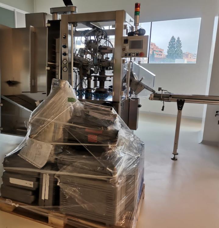 Ligne pour tubes plastiques Romaco Unipac U20100