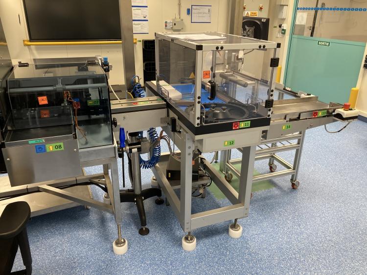 Mireuse semi-automaitque pour vials SEIDENADER V90-AVSB/60-LR