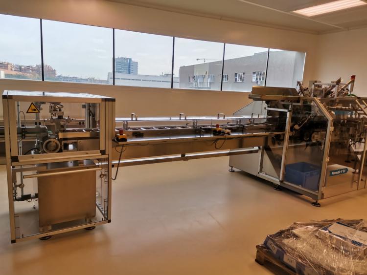 Ligne pour tubes plastiques Romaco Unipac U20100