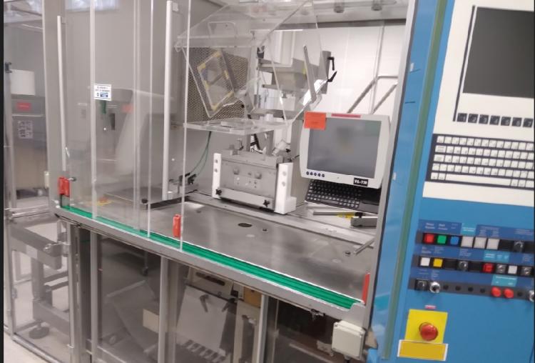 Ligne blister Alu/Alu Uhlmann 1030 avec encartonneuse Uhlmann C130